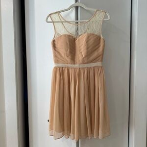 Elegant Pink Sleeveless Dress